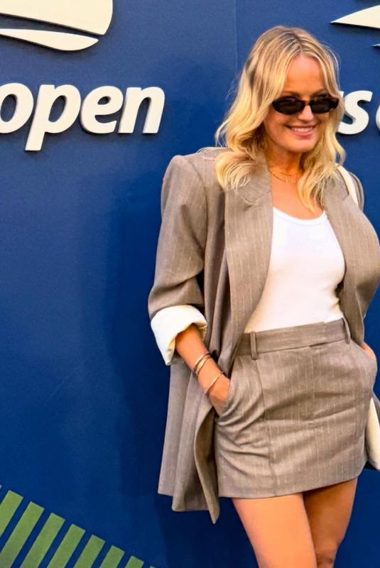 MALIN AKERMAN at US Open Tennis Championship in New York 09/02/2025