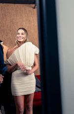 MARGOT ROBBIE at Late Night with Seth Meyers in New York 09/16/2025