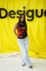 MARIA POMBO at Desigual Fashon Show in Barcelona 09/10/2025