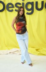 MARIA POMBO at Desigual Fashon Show in Barcelona 09/10/2025
