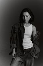 MARIA ZHANG at a Photoshoot, August 2025