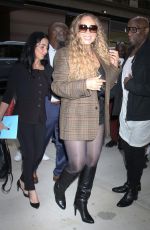 MARIAH CAREY Leaves Jungle Studios in New York City 09/23/2025