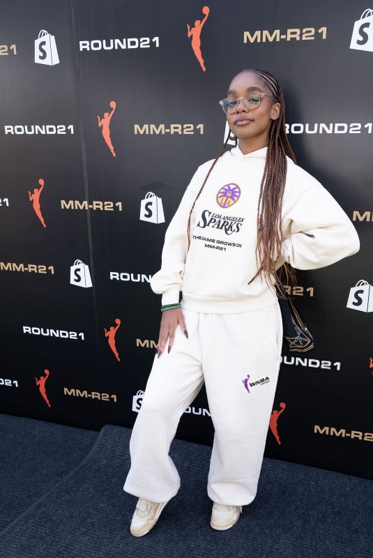 MARSAI MARTIN at Marsai Martin x Round21 Shopify Event in Venice Beach 09/27/2025