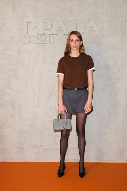 MAYA HAWKE at Prada Fashion Show at Milan Fashion Week 09/25/2025