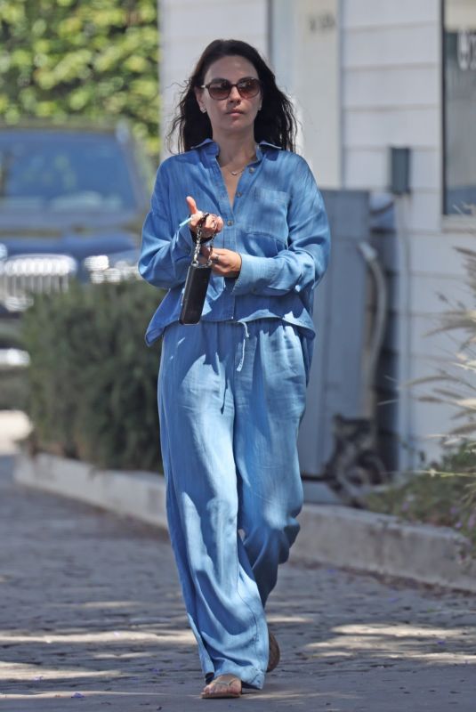 MILA KUNIS Out Runs Errands in Studio City 09/03/2025