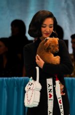 MINNIE MILLS at Susan Alexandra x Rachel Antonoff Dog Show at NYFW in New York City 09/10/2025