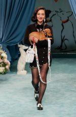 MINNIE MILLS at Susan Alexandra x Rachel Antonoff Dog Show at NYFW in New York City 09/10/2025
