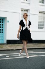 NADINE LEOPOLD Arrives at Richard Quinn Show at London Fashion Week 09/20/2025