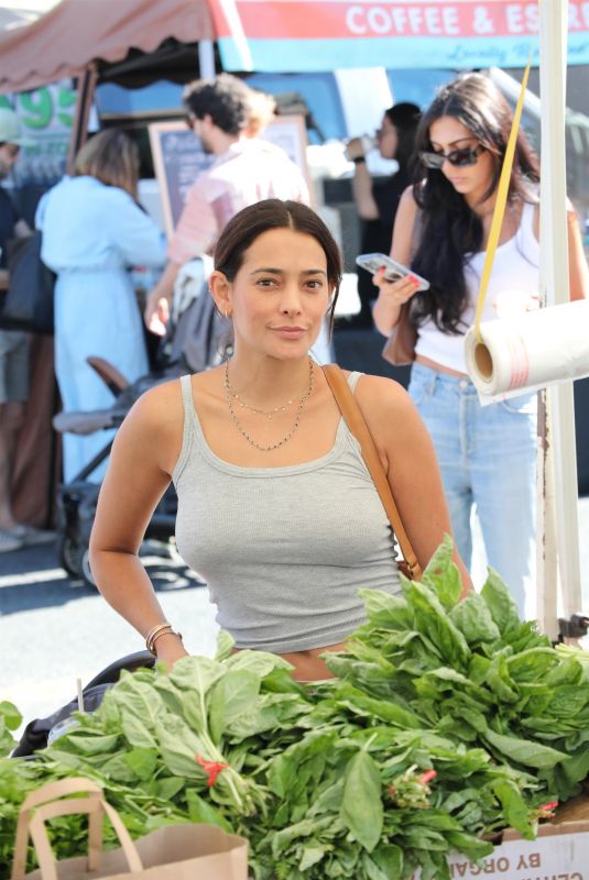 NATALIE MARTINEZ Out Shopping at Studio City Farmers Market 09/07/2025