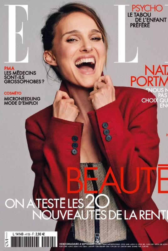 NATALIE PORTMAN in Elle France, September 2025