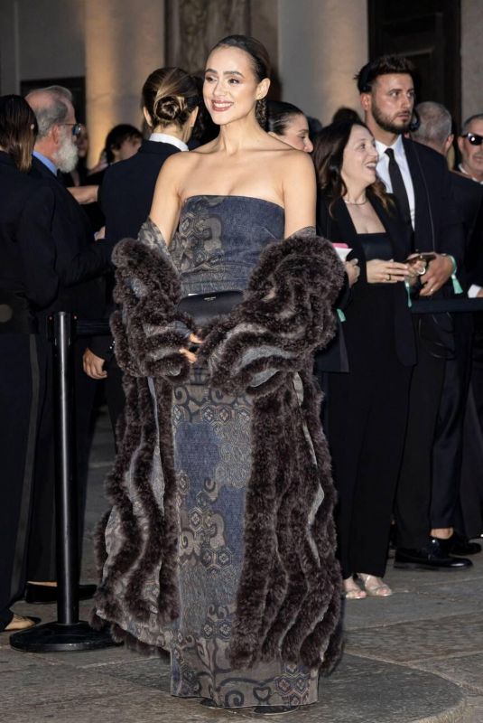 NATHALIE EMMANUEL at Giorgio Armani Fashion Show at Milan Fashion Week 09/28/2025