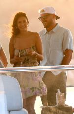 NINA DOBREV Continues Her Yachting Vacation in Sardinia 09/17/2025