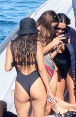NINA DOBREV in a Swimsuit at a Yacht in Italy, September 2025