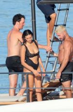 NINA DOBREV in a Swimsuit at a Yacht in Italy, September 2025