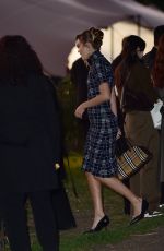 OLIVIA PONTON Burberry Summer 2026 Fashion Show at LFW in London 09/22/2025