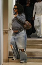 Pregnant RIHANNA Arrives for an Appointment in Los Angeles 09/02/2025