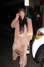 Pregnant VANESSA HUDGENS Out for Dinner at Alba Restaurant in Los Angeles 08/30/2025