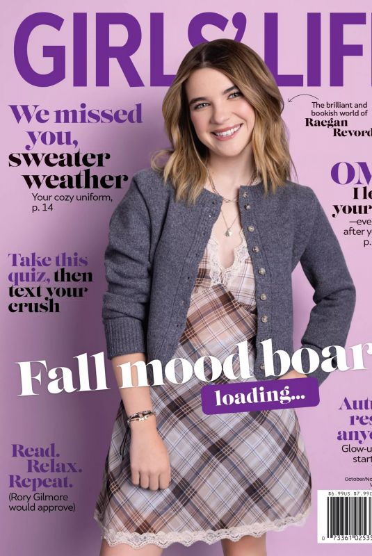 RAEGAN REVORD in Girls’ Life Magazine, October/November 2025