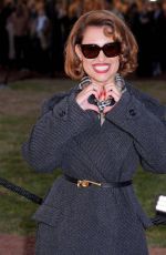 RAYE at Burberry Show at London Fashion Week at Hyde Park in London 09/22/2025