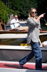REBECCA FERGUSON Arrives at Excelsior Hotel Pier in Venice 09/03/2025