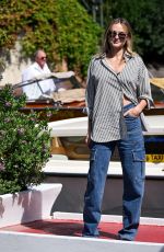 REBECCA FERGUSON Arrives at Excelsior Hotel Pier in Venice 09/03/2025