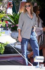 REBECCA FERGUSON Arrives at Excelsior Hotel Pier in Venice 09/03/2025