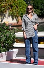 REBECCA FERGUSON Arrives at Excelsior Hotel Pier in Venice 09/03/2025