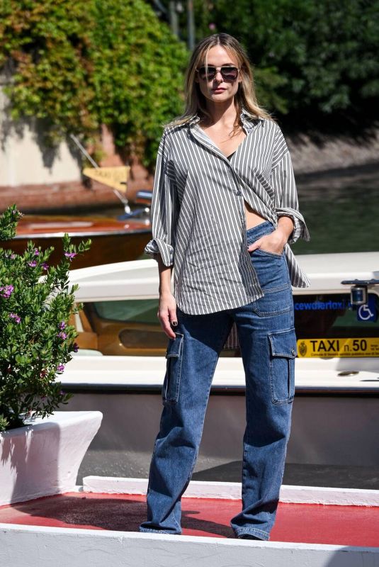 REBECCA FERGUSON Arrives at Excelsior Hotel Pier in Venice 09/03/2025