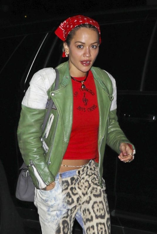 RITA ORA Arrives at Chateau Marmont in Los Angeles 09/09/2025