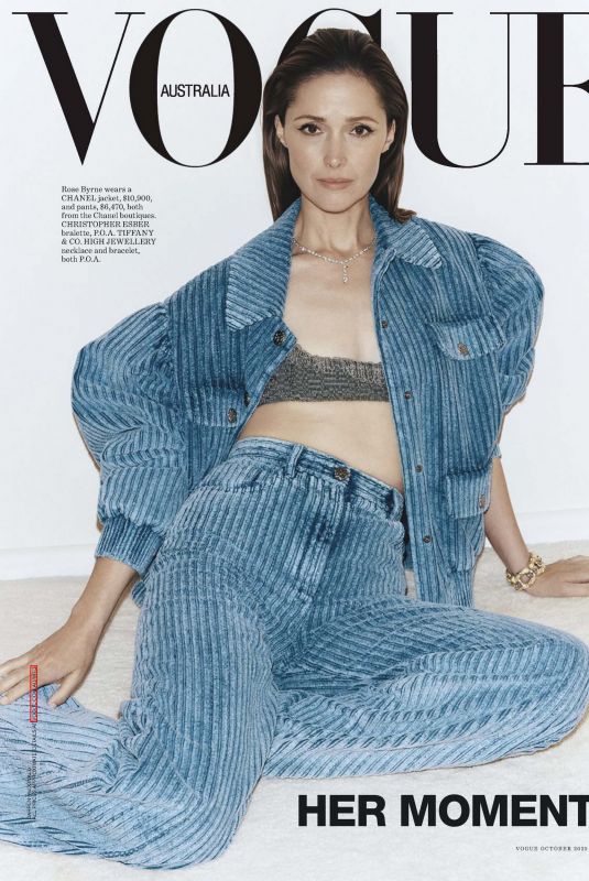 ROSE BYRNE in Vogue Australia, October 2025