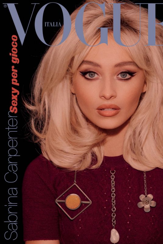 SABRINA CARPANTER in Vogue Italy, October 2025