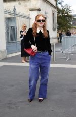 SADIE SINK Heading to Prada Fashion Show at Milan Fashion Week 09/25/2025