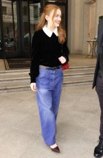 SADIE SINK Heading to Prada Fashion Show at Milan Fashion Week 09/25/2025