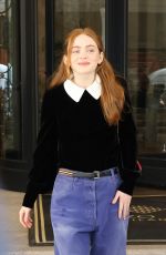 SADIE SINK Heading to Prada Fashion Show at Milan Fashion Week 09/25/2025