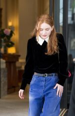 SADIE SINK Heading to Prada Fashion Show at Milan Fashion Week 09/25/2025