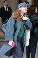 SADIE SINK Out and About in Milan 09/26/2025