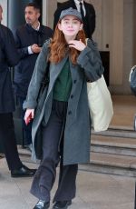SADIE SINK Out and About in Milan 09/26/2025