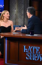 SCARLETT JOHANSSON at Late Show With Stephen Colbert 09/22/2025