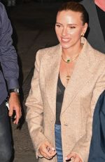 SCARLETT JOHANSSON Leaves Q&A at 92Y in New York City 09/25/2025