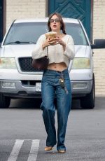 SCOUT WILLIS Leaves Oaks Gourmet in Los Angeles 09/25/2025