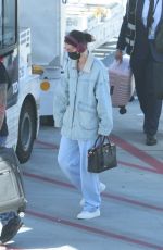 SELENA GOMEZ Arrives at LAX Aiport in Los Angeles 09/07/2025