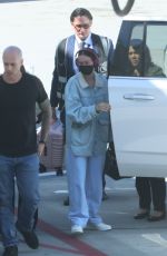 SELENA GOMEZ Arrives at LAX Aiport in Los Angeles 09/07/2025