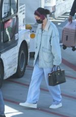 SELENA GOMEZ Arrives at LAX Aiport in Los Angeles 09/07/2025