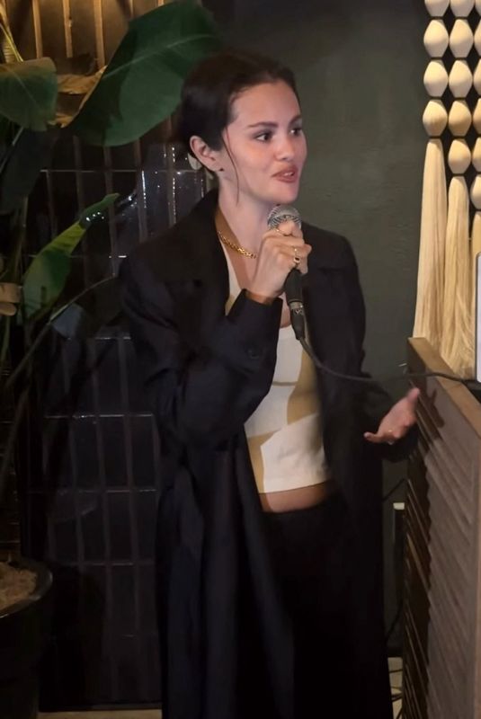 SELENA GOMEZ at Rare Beauty 5th Anniversary Celebration at Ka’teen Restaurant in Los Angeles 09/11/2025