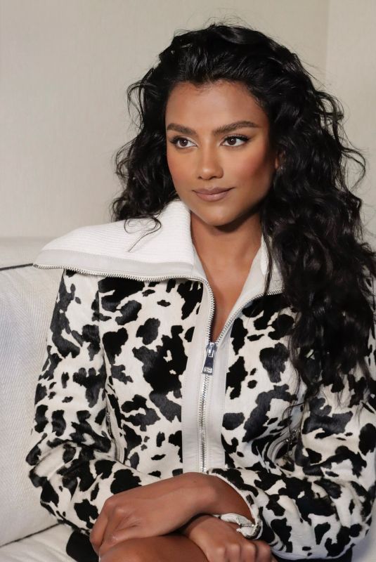 SIMONE ASHLEY at a Photoshoot, September 2025