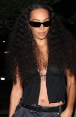 SOLANGE KNOWLES Arrives at Luar Fashion Show in New York 09/15/2025