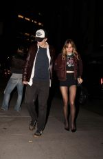SUKI WATERHOUSE and Robert Pattinson Leaves Mert Alas