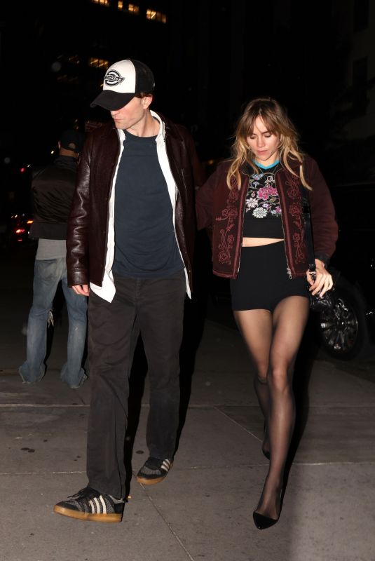 SUKI WATERHOUSE and Robert Pattinson Leaves Mert Alas