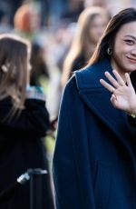 TANG WEI at Burberry Show at London Fashion Week at Hyde Park in London 09/22/2025