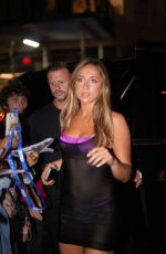 TATE MCRAE Arrives at a Hotel in New York 09/05/2025